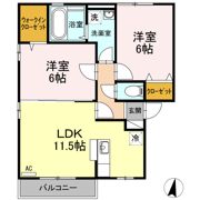 ラフィーネ ｲｰｽﾄ棟の間取り画像