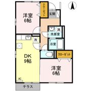 コーポラス上原の間取り画像