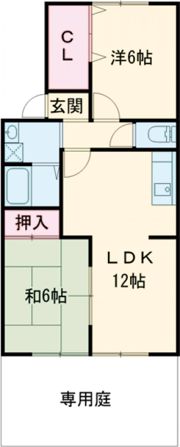 Lumius Higashimura B棟の間取り画像