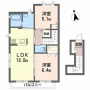シャーメゾン横黒 B棟の間取り画像