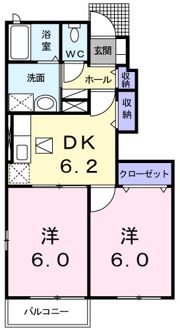 カルトナージュの間取り画像