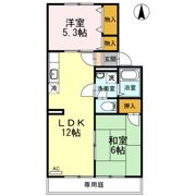 オレンジハウス A棟の間取り画像