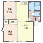 ガーデンハイツ B棟の間取り画像
