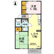 オレンジハウス A棟の間取り画像