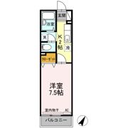 ヴィラフローラⅠの間取り画像