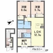 シャーメゾンニコルの間取り画像