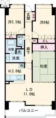 サーパス北日吉の間取り画像