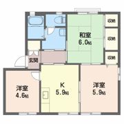 クリスタルハーモニー E棟の間取り画像