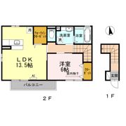Dーroom山西の間取り画像