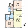 フェリシード周布の間取り画像