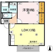 セジュール･ウメキⅡの間取り画像