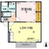 セジュール･ウメキⅡの間取り画像