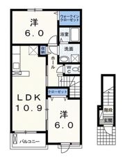 サンフィールド・セレナ Bの間取り画像