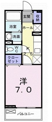 イーブンベルクAの間取り画像