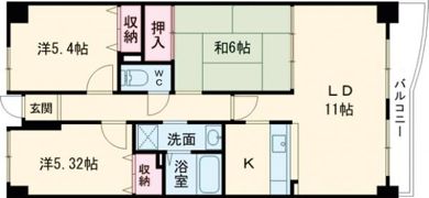 アイビー館の間取り画像