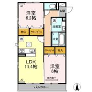 D-room IXI 369 B館の間取り画像