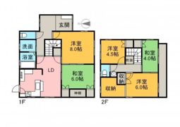 横水町貸家の間取り画像