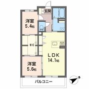 コンフォーザ久米の間取り画像