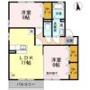 ジュネス椿Bの間取り画像