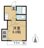 ボヌール若水の間取り画像