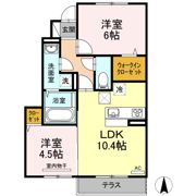 リヴェール南吉田 A棟の間取り画像