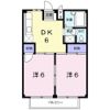 リバーサイド小川Bの間取り画像