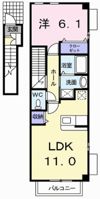 アルバ・ソーレ Bの間取り画像