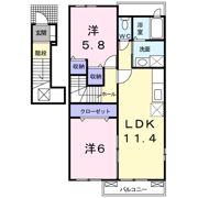 サンリット アベニュ－ Aの間取り画像