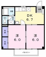 ファミールみやまえの間取り画像