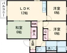 ディアス初月の間取り画像