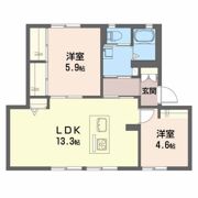 サウスコート・M A棟の間取り画像
