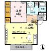 スカイハイツ Bの間取り画像