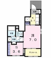 サンフォレストⅢの間取り画像