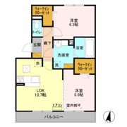 シャルムHA Ⅱの間取り画像