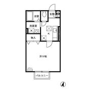 ヴィラージュ輝 Aの間取り画像