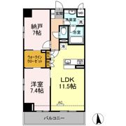 アロッジオ金剛の間取り画像