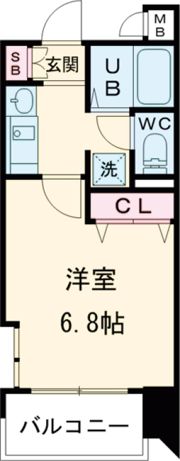 プレサンス神戸駅前の間取り画像