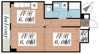 山口マンションの間取り画像