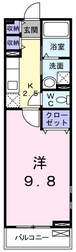 ヒルサイド福井の間取り画像