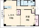 レイバーハイツの間取り画像