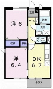 ハイツ・林の間取り画像