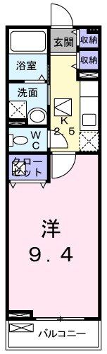 ヒルサイド福井の間取り画像