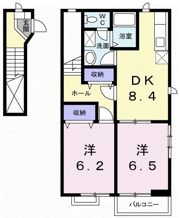 アムロッソ・野市の間取り画像
