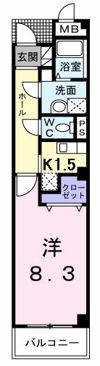 メゾン・ソレイユNの間取り画像