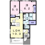 エクシアⅡの間取り画像