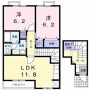 アヴァン パルク Sの間取り画像