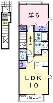 ヴィラ・ブライト Ⅰの間取り画像