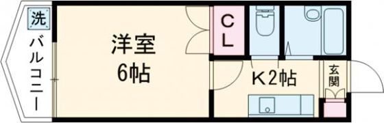 スカイプラザ新田の間取り画像