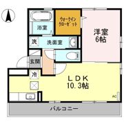 リビングタウン北川添 B棟の間取り画像