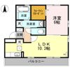 リビングタウン北川添 B棟の間取り画像
